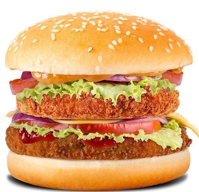 Dubbal tikki burger