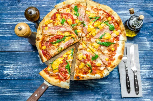 Chilli Corn Pizza