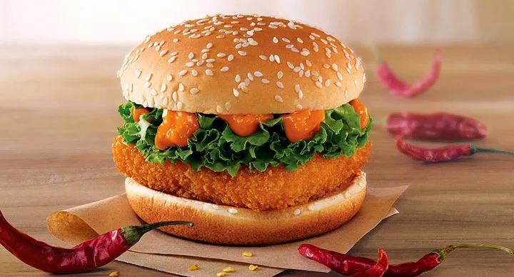 Chilli Corn Burger