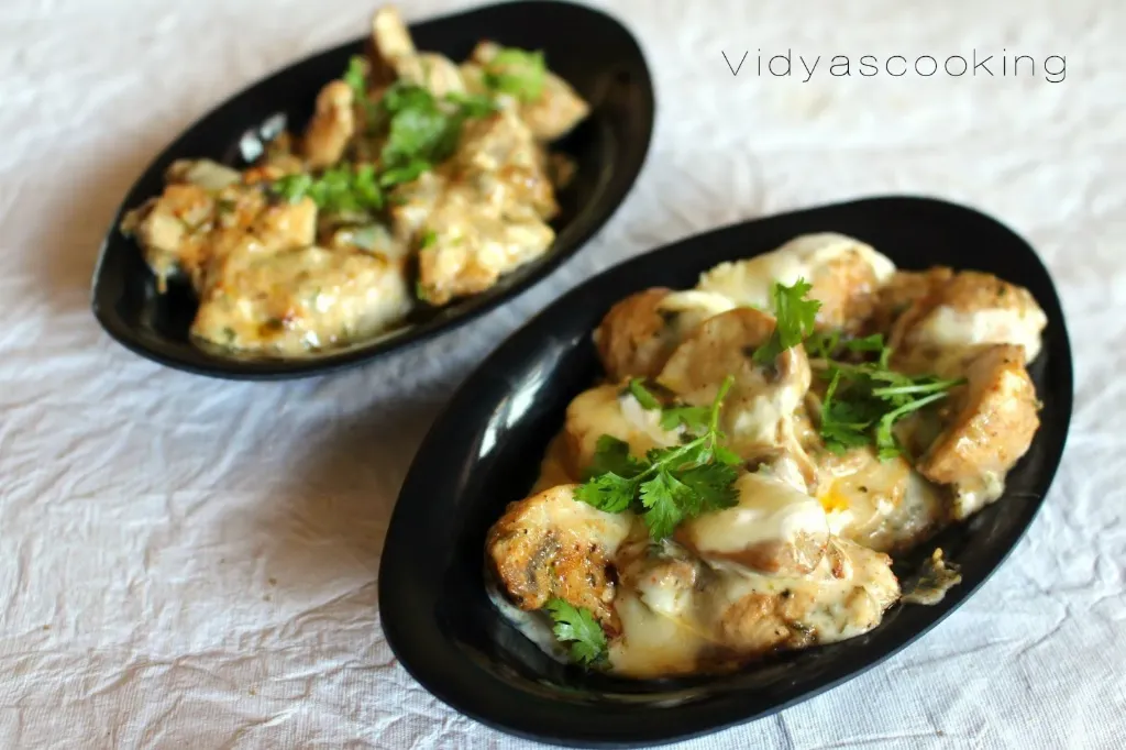 Mushroom Malai Tikka